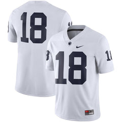 #18 Penn State Nittany Lions Game Football Jersey - White 2019