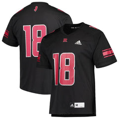 #18 Rutgers Scarlet Knights  Special Game Premier Jersey – Black 2019