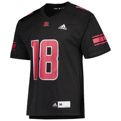 #18 Rutgers Scarlet Knights  Special Game Premier Jersey – Black 2019