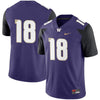 Image of #18 Washington Huskies Football Game Jersey – Purple 2019