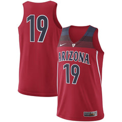 #19 Arizona Wildcats Hyper Elite Basketball Jersey – Red 2019