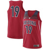 Image of #19 Arizona Wildcats Hyper Elite Basketball Jersey – Red 2019