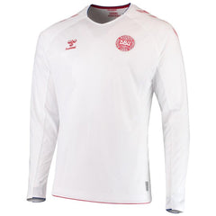 Denmark National Team/19 Away Long Sleeve Jersey - White 2019