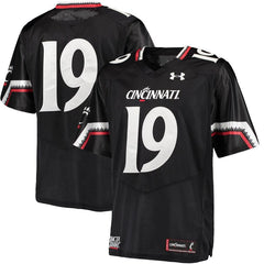 #19 Cincinnati Bearcats Under Armour Premier Jersey - Black 2019