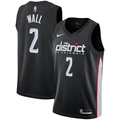 John Wall Washington Wizards Youth/19 City Edition Swingman Jersey – Black 2019