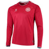 Image of Denmark National Team/19 Home Long Sleeve Jersey - Red 2019