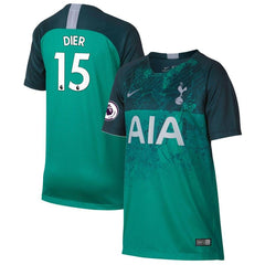 Eric Dier Tottenham Hotspur Youth/19 Stadium Replica Third Player Jersey – Teal 2019