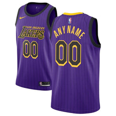 Los Angeles Lakers/19 Swingman Custom Jersey - City Edition - Purple 2019