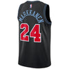 Image of Lauri Markkanen Chicago Bulls Youth/19 Swingman Jersey – City Edition – Black 2019