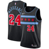 Image of Lauri Markkanen Chicago Bulls Youth/19 Swingman Jersey – City Edition – Black 2019