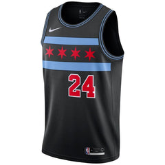 Lauri Markkanen Chicago Bulls Youth/19 Swingman Jersey – City Edition – Black 2019