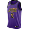 Image of Lonzo Ball Los Angeles Lakers Youth/19 Swingman Jersey – City Edition – Purple 2019