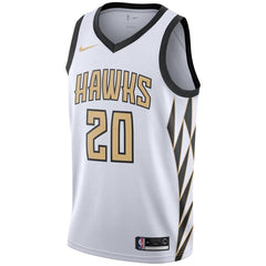 John Collins Atlanta Hawks Youth/19 Swingman Jersey – City Edition – White 2019