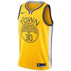 Stephen Curry Golden State Warriors/19 Swingman Jersey Gold – Earned Edition 2019