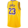 Image of LeBron James Los Angeles Lakers/19 Swingman Jersey Gold - Icon Edition 2019