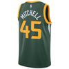 Image of Donovan Mitchell Utah Jazz Youth/19 Swingman Jersey Green – Earned Edition 2019