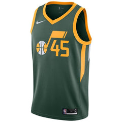 Donovan Mitchell Utah Jazz Youth/19 Swingman Jersey Green – Earned Edition 2019