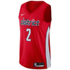 Image of John Wall Washington Wizards Youth/19 Swingman Jersey Red – Earned Edition 2019