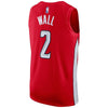 Image of John Wall Washington Wizards Youth/19 Swingman Jersey Red – Earned Edition 2019