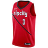 Image of C.J. McCollum Portland Trail Blazers/19 Swingman Jersey Red – Earned Edition 2019