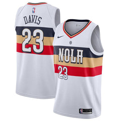 Anthony Davis New Orleans Pelicans/19 Swingman Jersey White – Earned Edition 2019