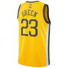 Image of Draymond Green Golden State Warriors/19 Swingman Jersey Yellow – Earned Edition 2019