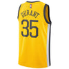 Image of Kevin Durant Golden State Warriors Youth/19 Swingman Jersey Yellow – Earned Edition 2019