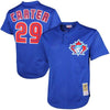 Image of 1997 Joe Carter Toronto Blue Jays Mitchell &amp; Ness Cooperstown Mesh Batting Practice Jersey - Royal 2019