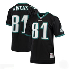 Terrell Owens Philadelphia Eagles Mitchell &amp; Ness Retired Player Replica Jersey - Black 2019