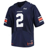 Image of #2 Auburn Tigers Under Armour Replica Jersey – Navy 2019