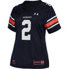 Image of #2 Auburn Tigers Under Armour Women's Replica Football Jersey - Navy 2019