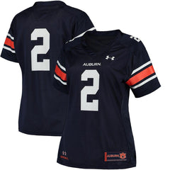 #2 Auburn Tigers Under Armour Women's Replica Football Jersey - Navy 2019