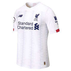 Liverpool New Balance 2019/20 Away Custom Jersey – White 2019