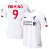 Image of Roberto Firmino Liverpool New Balance 2019/20 Away Player Jersey – White 2019