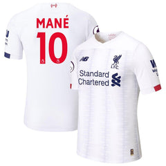 Sadio Mané Liverpool New Balance 2019/20 Away Player Jersey – White 2019