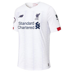 Liverpool New Balance 2019/20 Away Replica Custom Jersey – White 2019