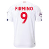 Image of Roberto Firmino Liverpool New Balance 2019/20 Away Replica Player Jersey – White 2019