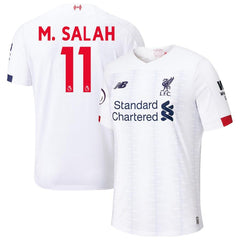 Mohamed Salah Liverpool New Balance 2019/20 Away Replica Player Jersey – White 2019