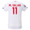 Image of Mohamed Salah Liverpool New Balance Women's 2019/20 Away Replica Stadium Player Jersey – White 2019