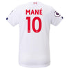 Image of Sadio Mané Liverpool New Balance Women's 2019/20 Away Replica Stadium Player Jersey – White 2019