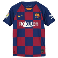 Barcelona Youth 2019/20 Home Breathe Stadium Replica Custom Jersey - Royal 2019