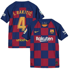 Ivan Rakitic Barcelona Youth 2019/20 Home Breathe Stadium Replica Jersey - Royal 2019