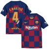 Image of Ivan Rakitic Barcelona Youth 2019/20 Home Breathe Stadium Replica Jersey - Royal 2019