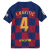 Image of Ivan Rakitic Barcelona Youth 2019/20 Home Breathe Stadium Replica Jersey - Royal 2019