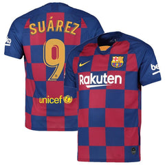 Luis Suarez Barcelona 2019/20 Home Breathe Stadium Replica Jersey - Royal 2019