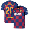 Image of Sergi Roberto Barcelona 2019/20 Home Breathe Stadium Replica Jersey - Royal 2019