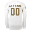 Image of Real Madrid 2019/20 Home Long Sleeve Custom Jersey – White 2019