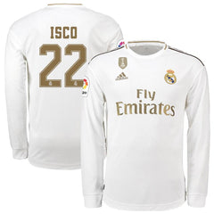 Francisco Román Alarcón Real Madrid 2019/20 Home Long Sleeve Player Jersey – White 2019