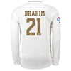 Image of Brahim Díaz Real Madrid 2019/20 Home Long Sleeve Player Jersey – White 2019