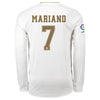 Image of Mariano Díaz Mejía Real Madrid 2019/20 Home Long Sleeve Player Jersey – White 2019